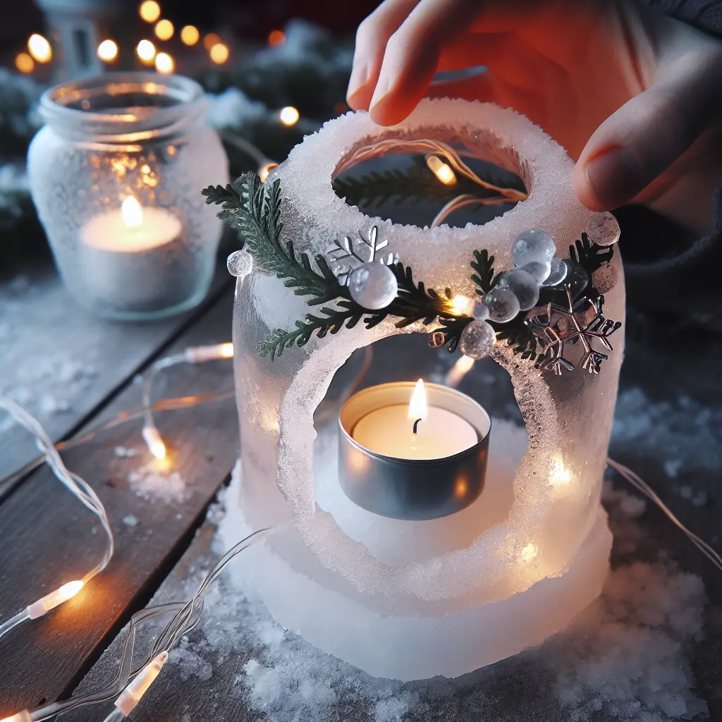 Experimentos para niños: Creación de una linterna de hielo